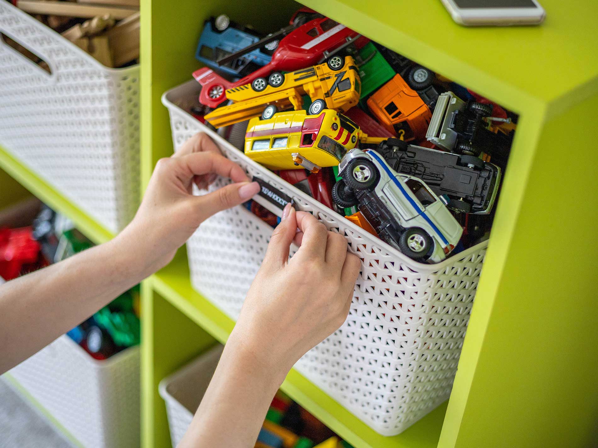 Toy Storage Solutions from Efficient Spaces